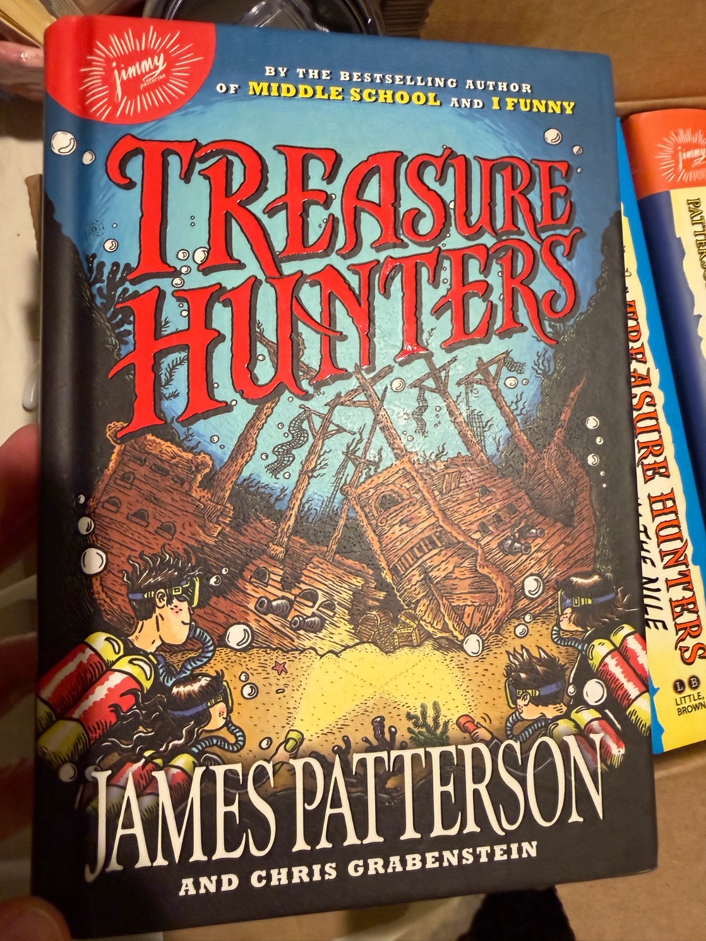 James Patterson Teen Book Lot of 8 - Treasure Hunters 1-4 - I Even Funnier +MORE